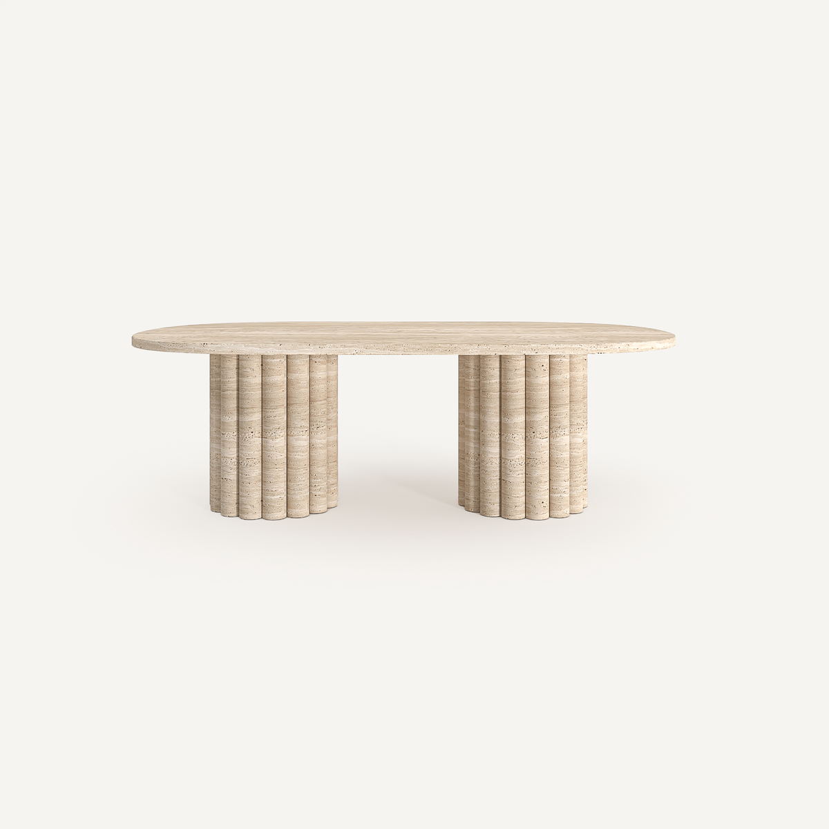 Ripple Coffee Table - Travertine