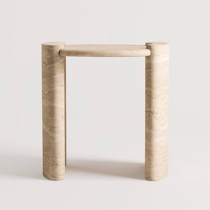 Stockholm Side Table - Travertine