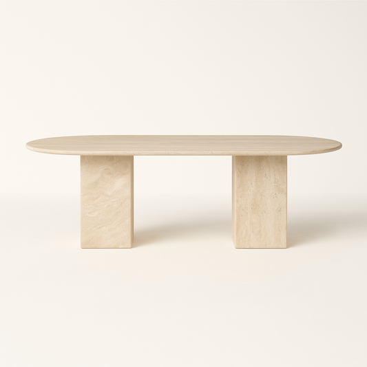 Terra Forma Dining Table - Travertine