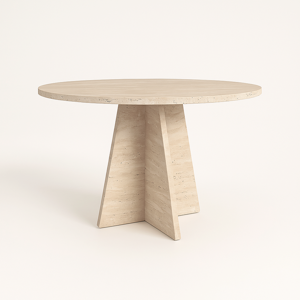 Centro Dining Table - Travertine