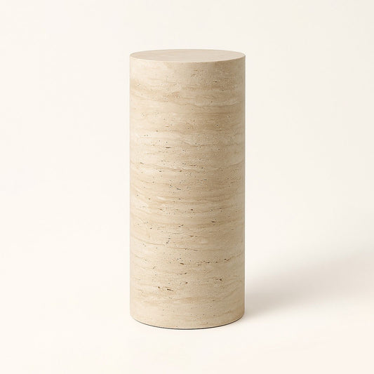 Ardea Side Table - Travertine