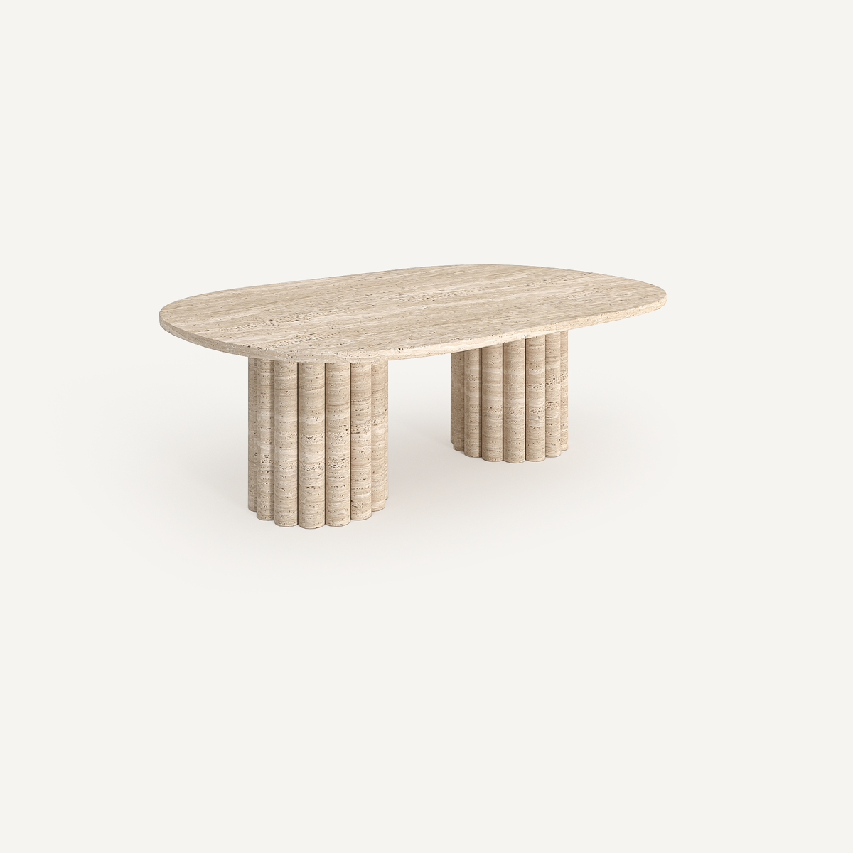 Ripple Coffee Table - Travertine